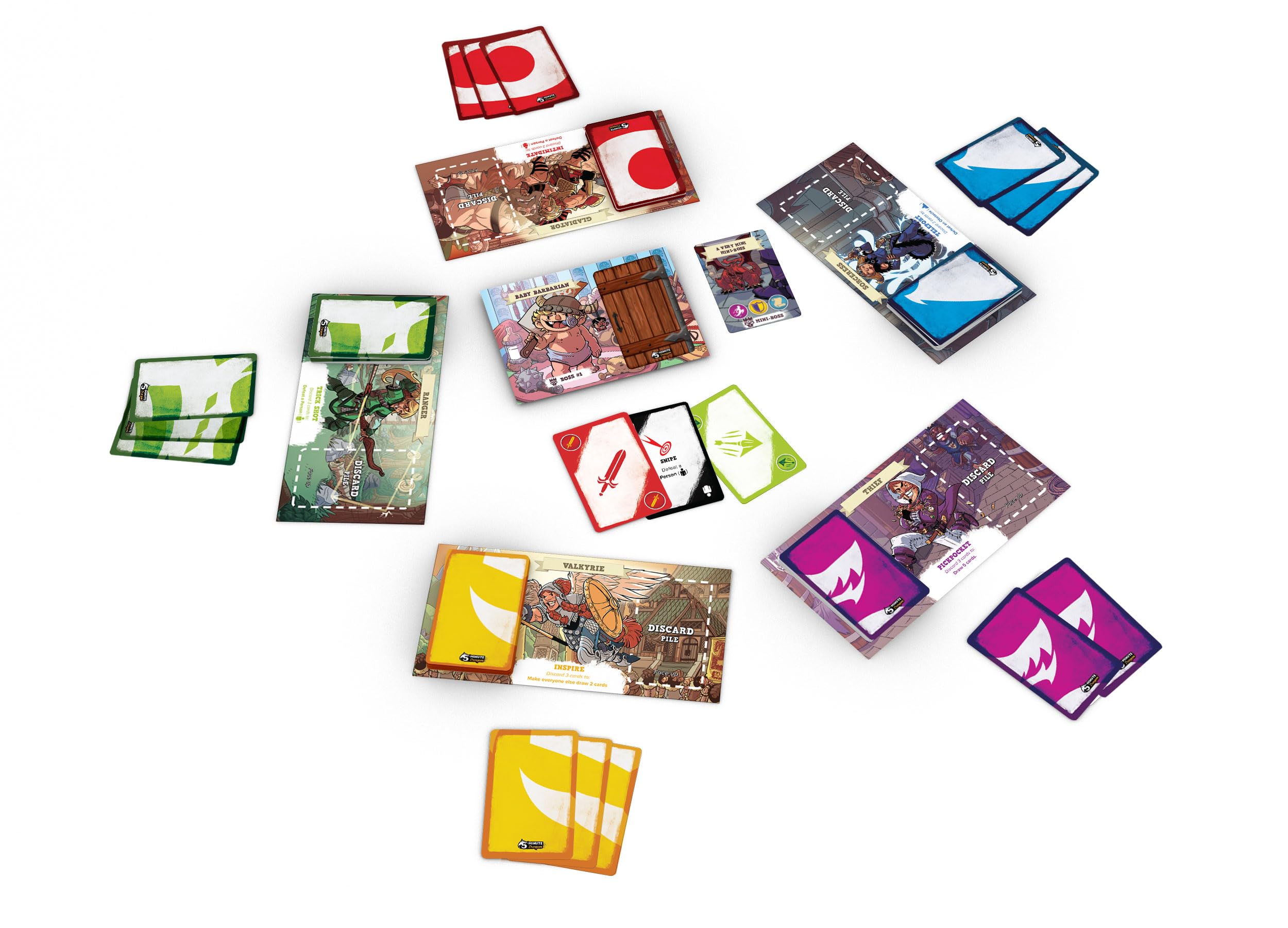 Wiggles 3D, Donjon de 5 Minutes, Jeu de Cartes, à partir de 8 Ans, 2 à 5 Joueurs, 5 Minutes de Temps de Jeu