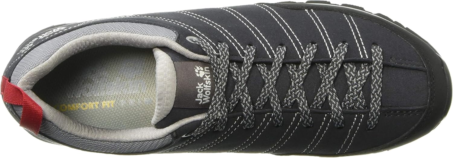 Jack Wolfskin Men's Scrambler Low M Hiking Boot 10.5 Phantom Light Grey 6359