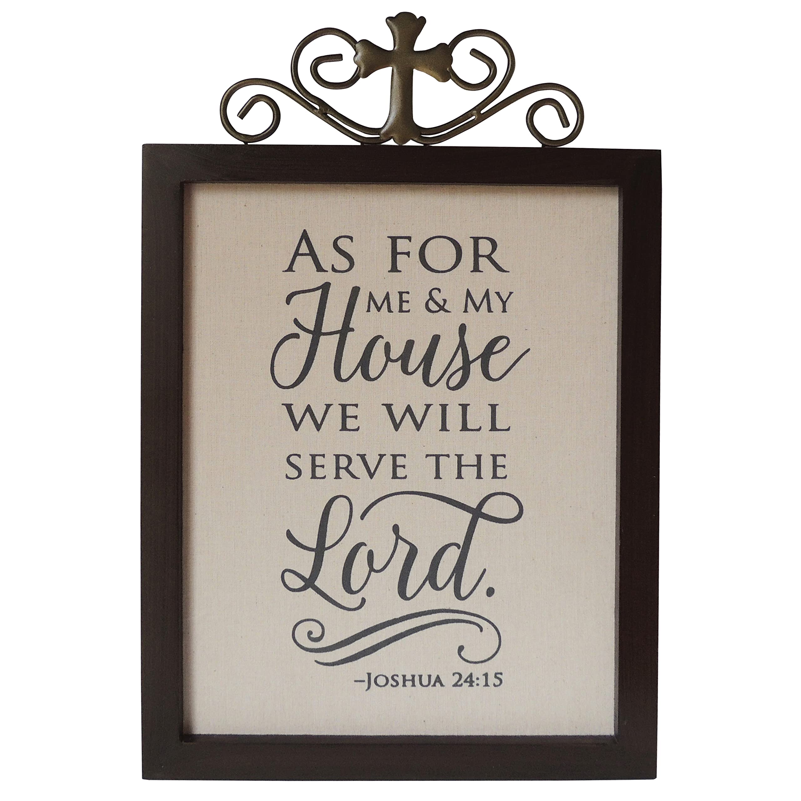 Abbey & CA Gift Me & My House Wall Plaque W/Metal Cross