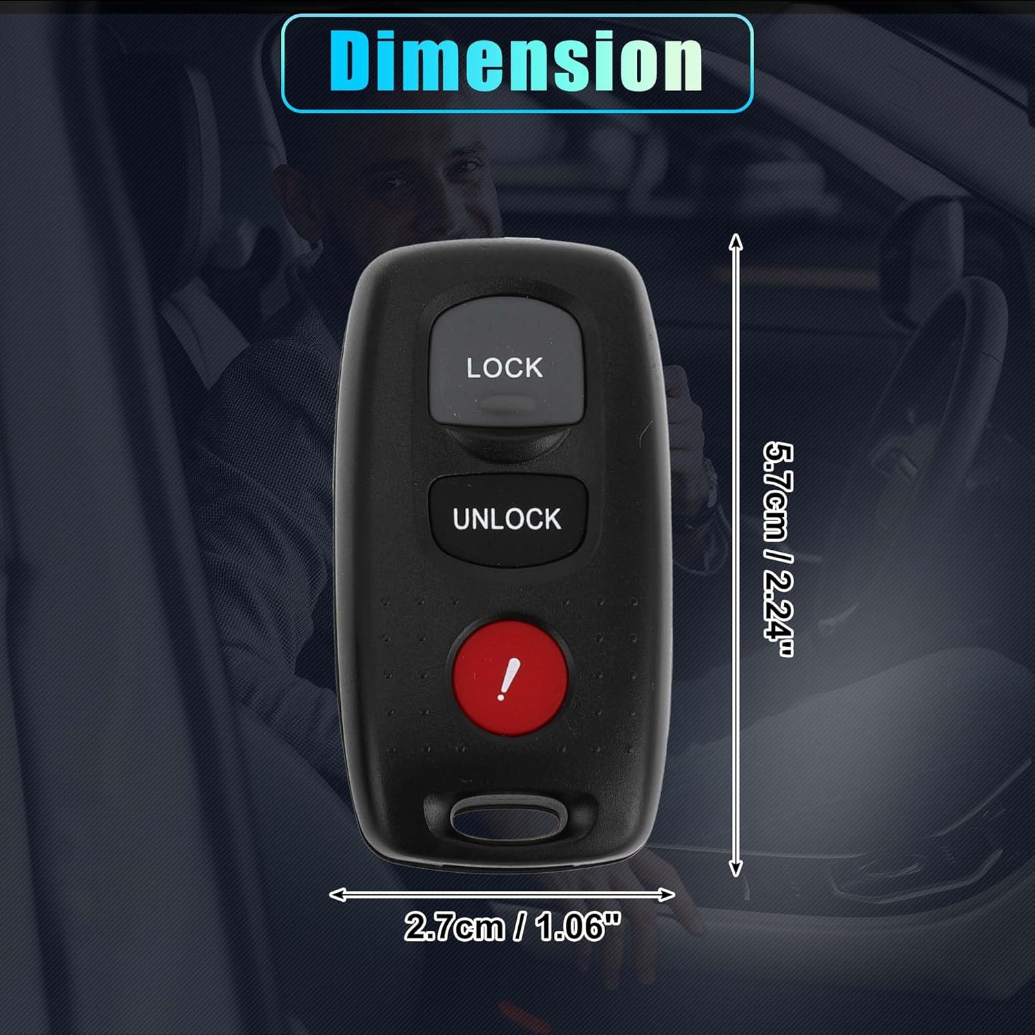 X AUTOHAUX 2 Set 313.8MHz KPU41846 Keyless Entry Remote Ignition Transponder Key Fob for Mazda 3 2004-2006 63 80 Chip 3 Buttons 2 Sets