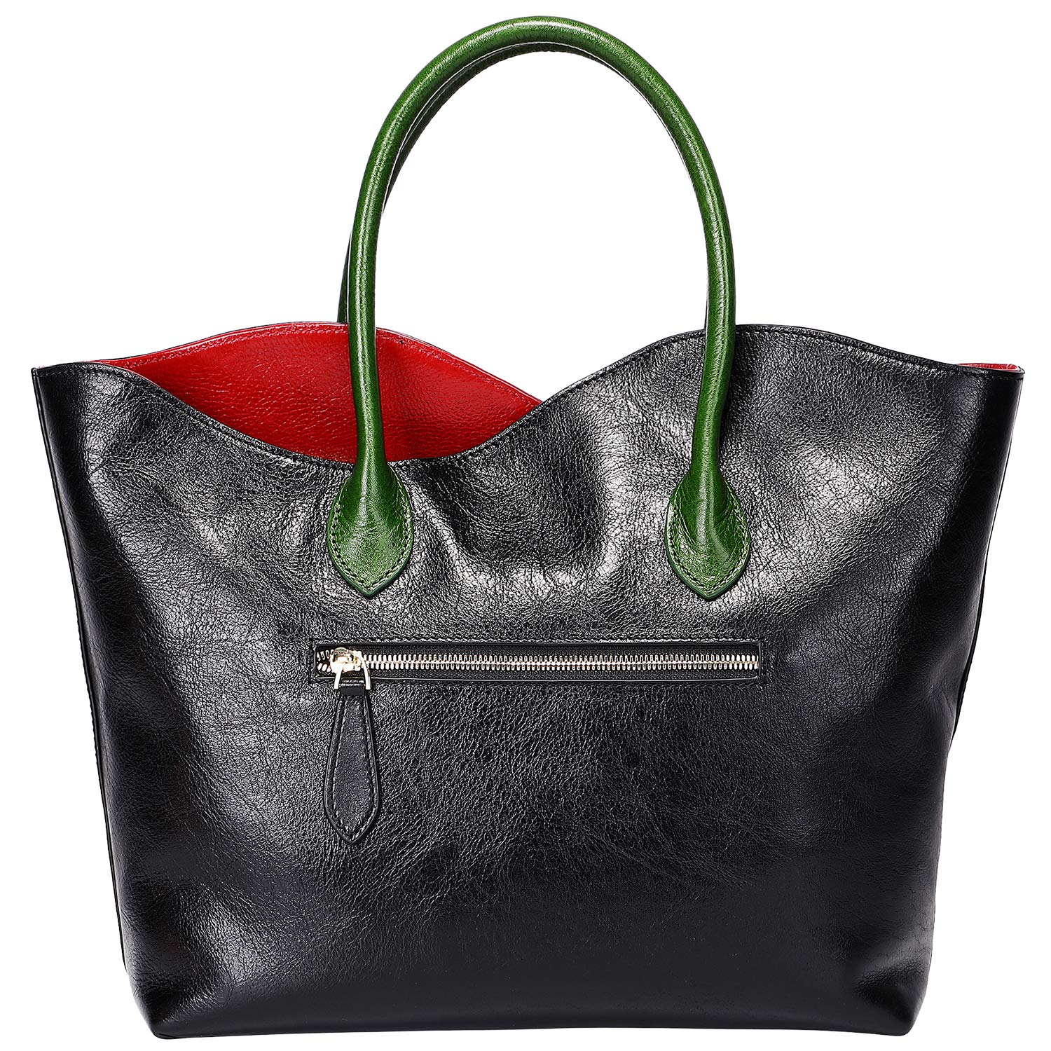 PIJUSHI Designer Genuine Leather Purses and Handbags for Women Satchel Flower Handbag
