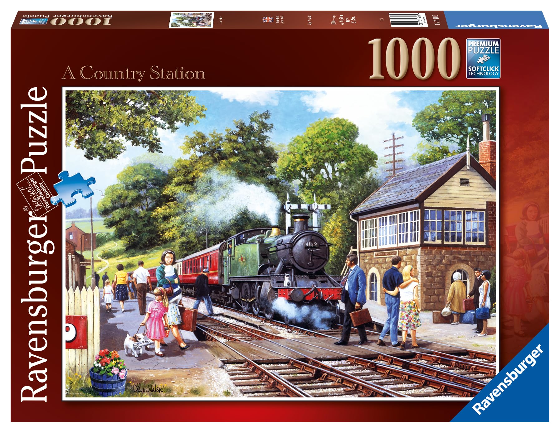 RavensburgerCountry Station 1000 Piece Jigsaw Puzzles for Adults and Kids Age 12 Years Up