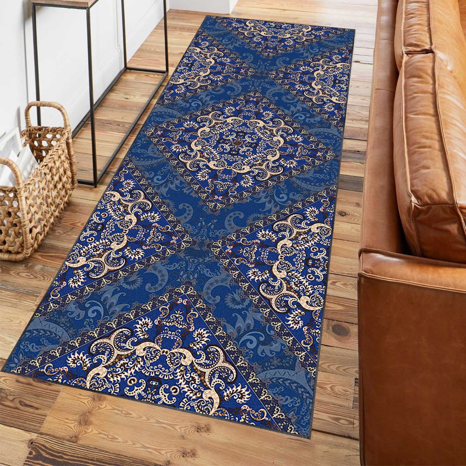 Tappeto Passatoia per Ingresso 100 x 100 cm, Tappeto Passatoia per Corridoio Moderno Tappeto Runner Cucina Lavabile Tappeto per Cucina, Soggiorno, Camera da Letto, Ingresso, Lavanderia