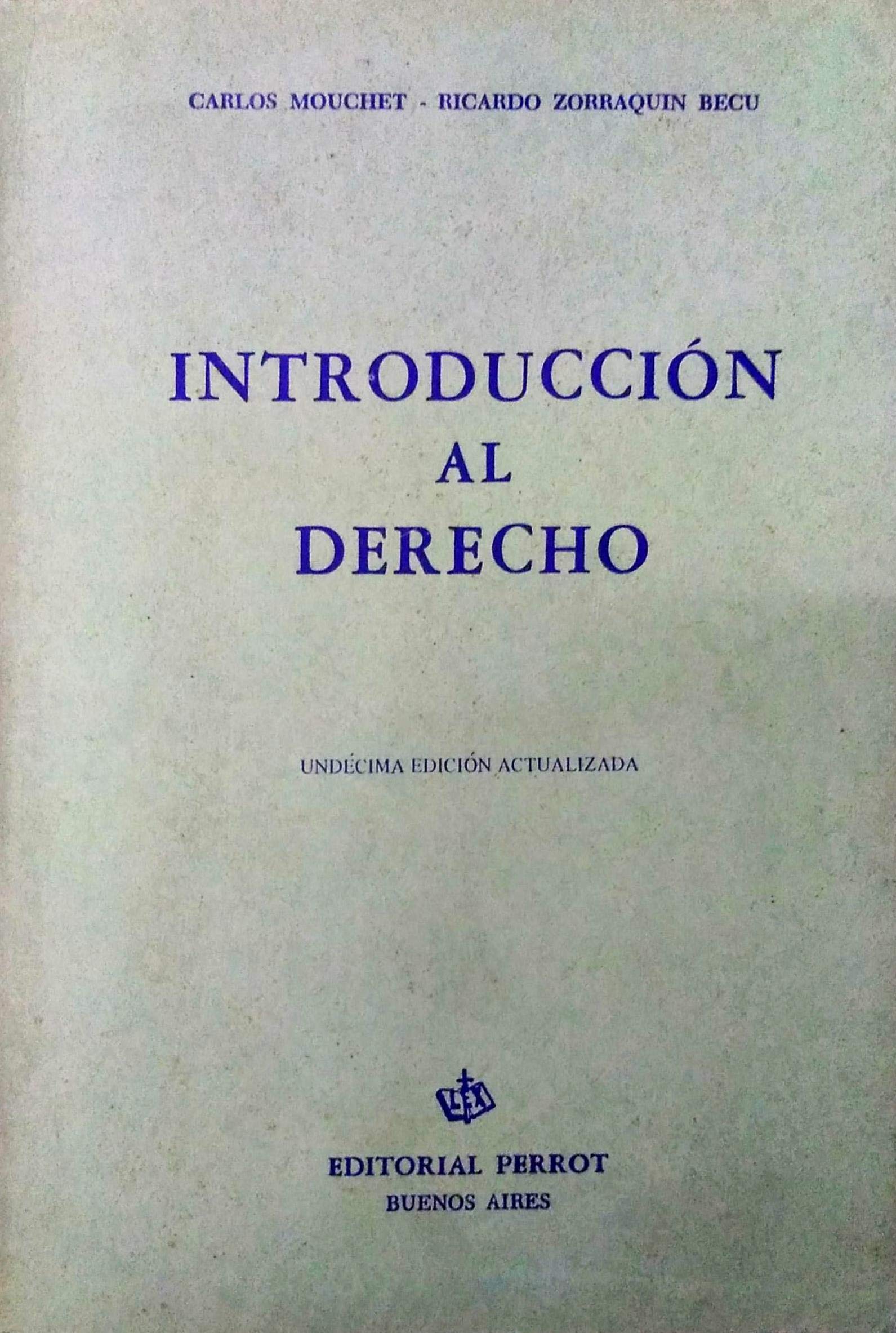 Introduccion Al Derecho