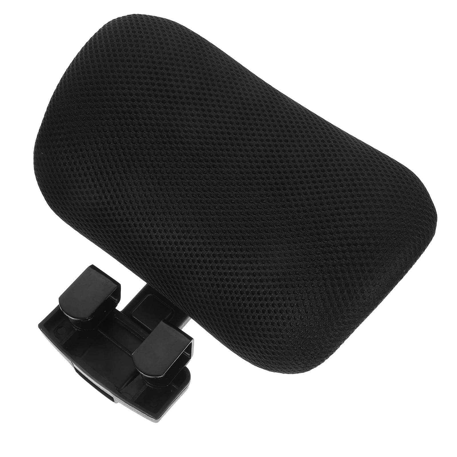 Appui-tête réglable en nylon noir pour chaise de bureau et protection cervicale