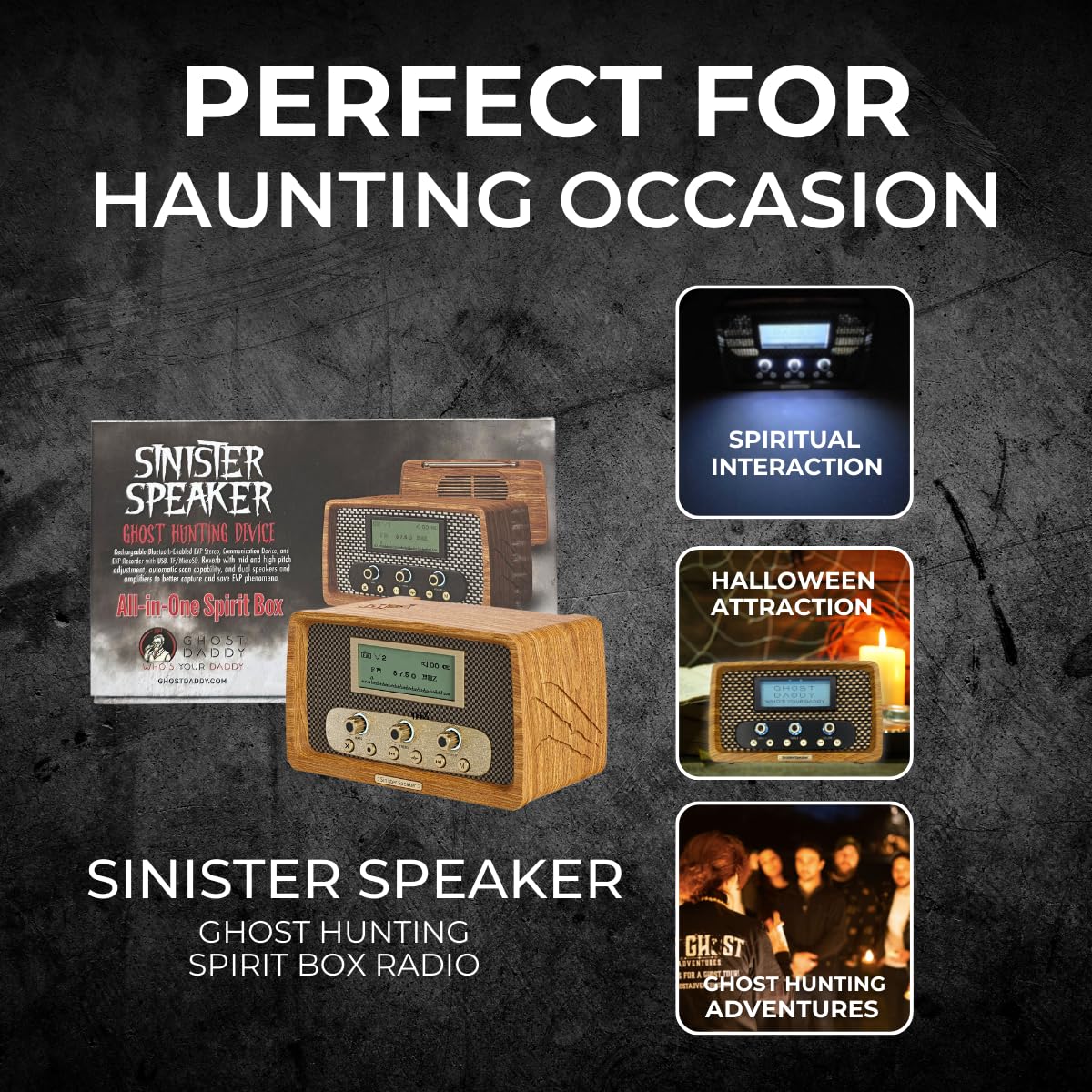 Kit D'Équipement Spirit Box Avec 2 LED Cat Ball, 1 Haut-Parleur Spirit