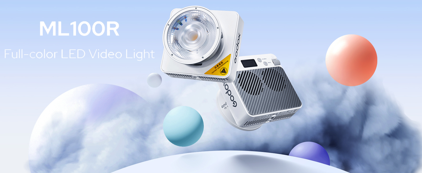 Amazon.com : Godox ML100R RGB LED Video Light 110W CCT 1800K 