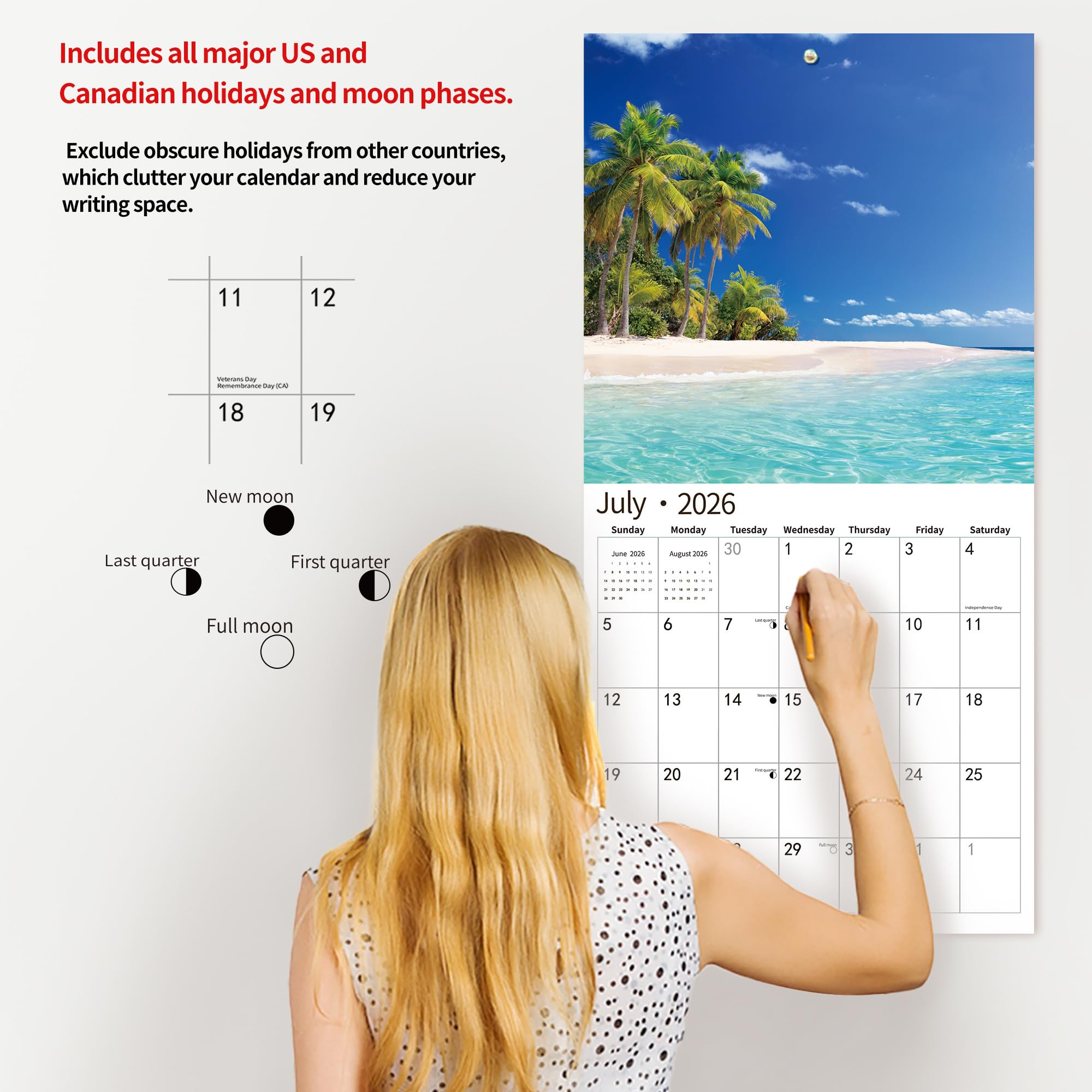 2026 WALL CALENDAR,CALENDAR 2026, November 2025 - December 2026, Wall Calenda... $19.69 - View #3