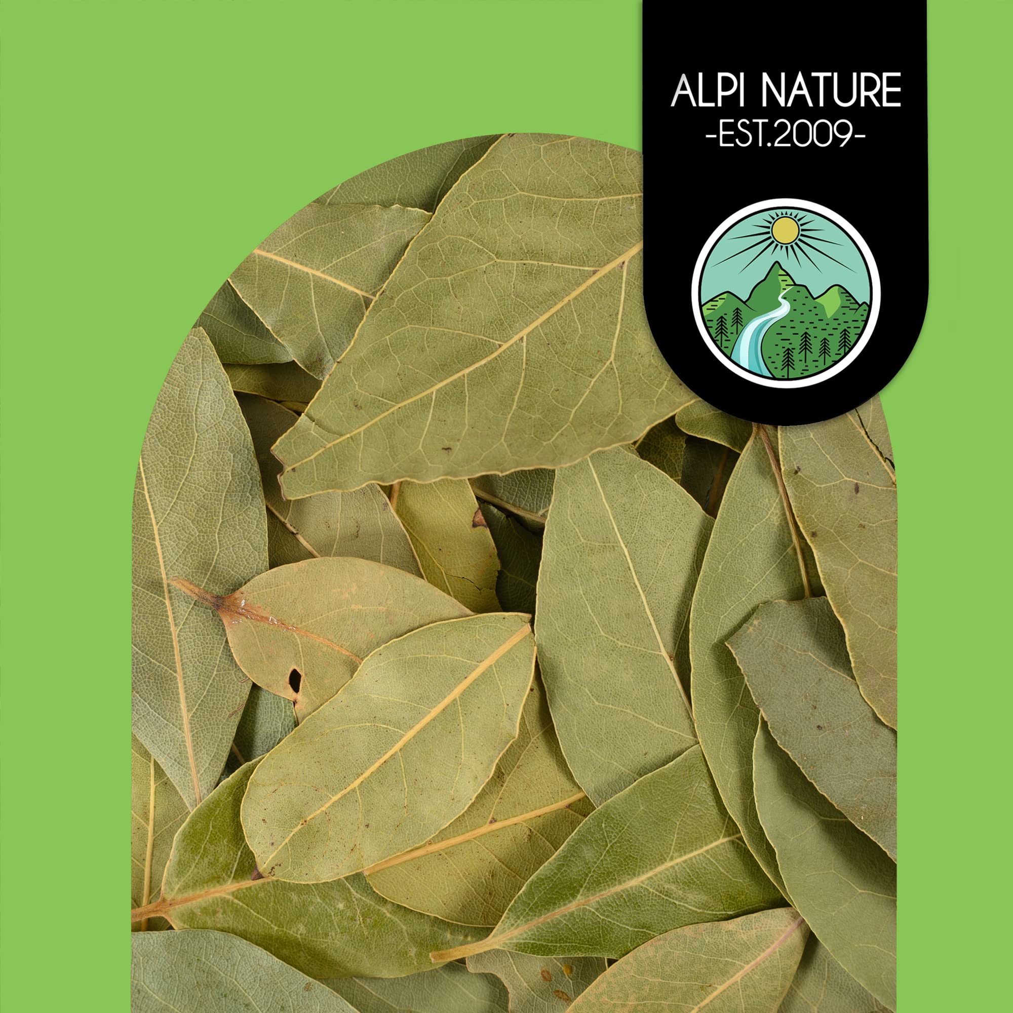 Alpi Nature Feuilles de Laurier BIO 200g, Feuilles Entières Séchées, Épice de Laurier pour la Cuisine