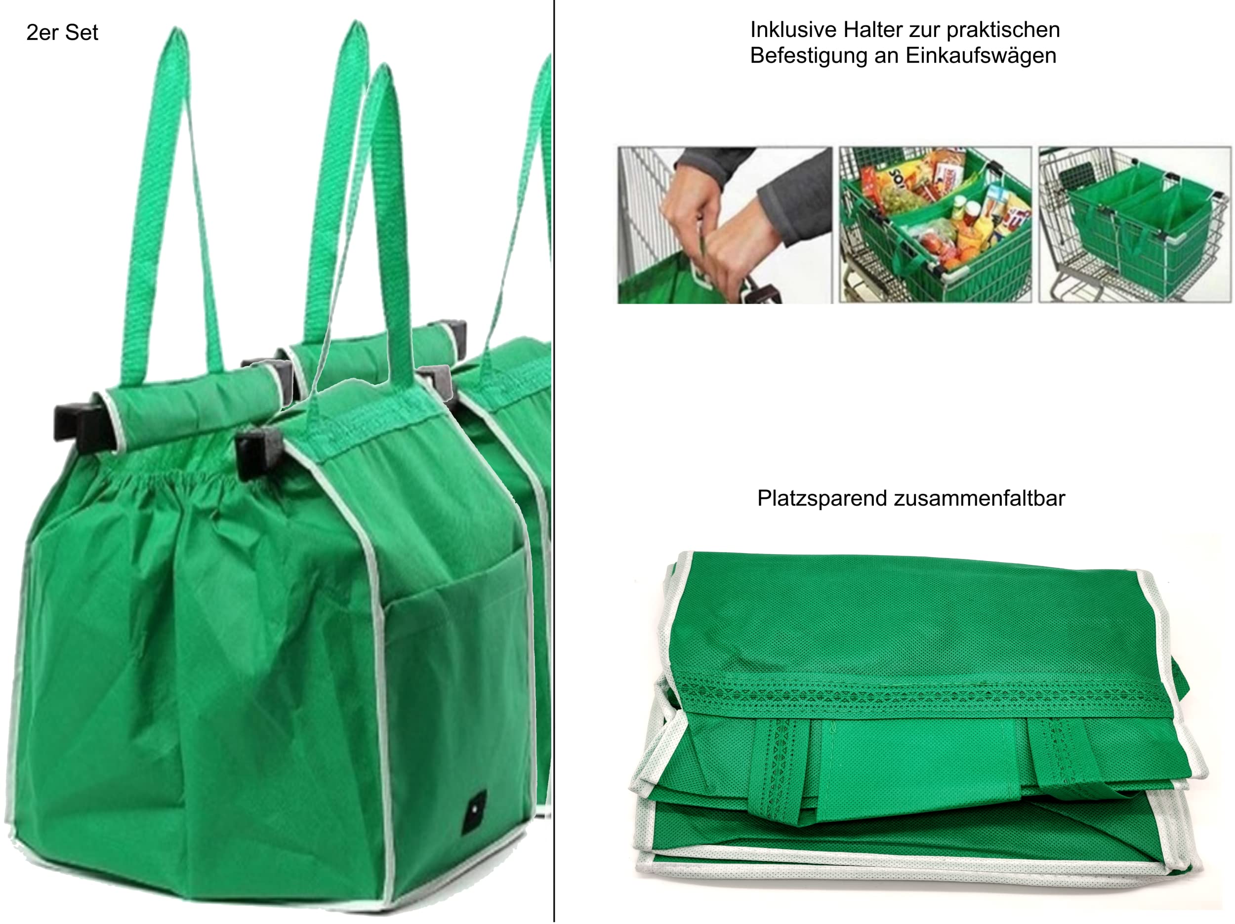 Sacs De Courses Pour Chariot Ecogam - Durables Et Pratiques