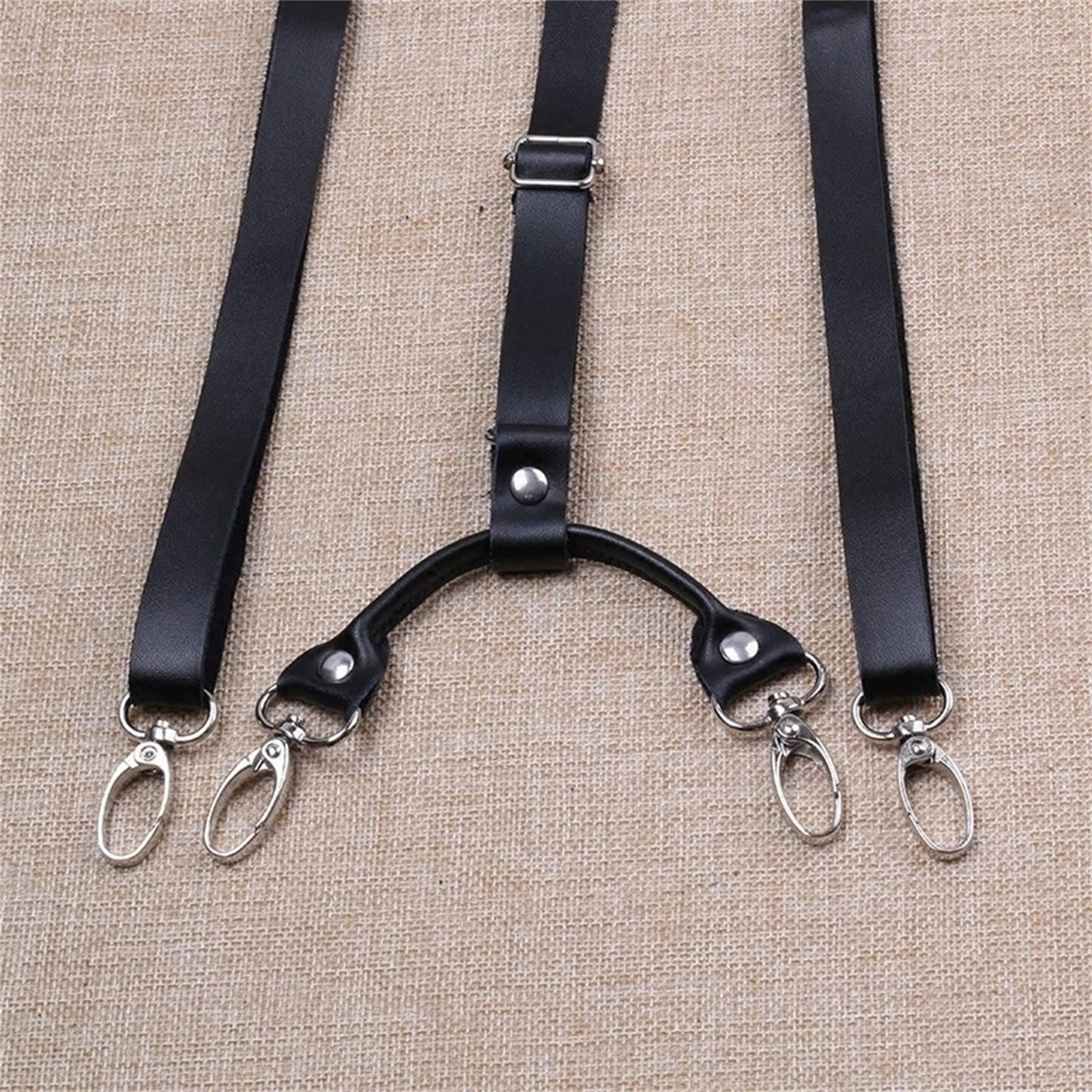 Tirantes para hombre, correa de piel, elegante, ajustable, para negocios, bodas, casual