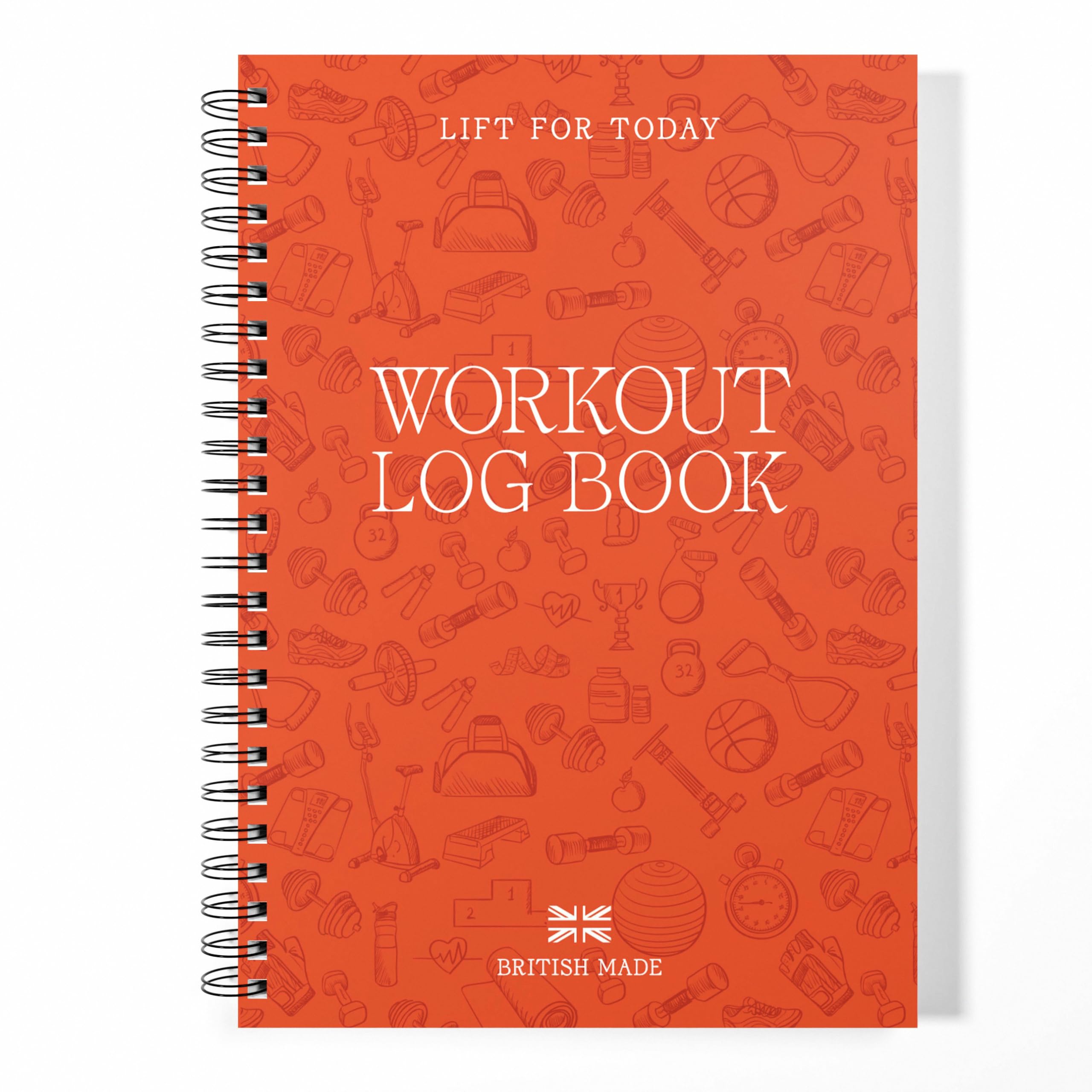 Wayzgoose Workout Log Book, Fitness Guide for Gym, Training and Exercise | 200 A5 Pages