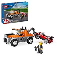 LEGO City Autogrù e Officina Auto Sportive Giocattolo, Giochi Creativi da Meccanico