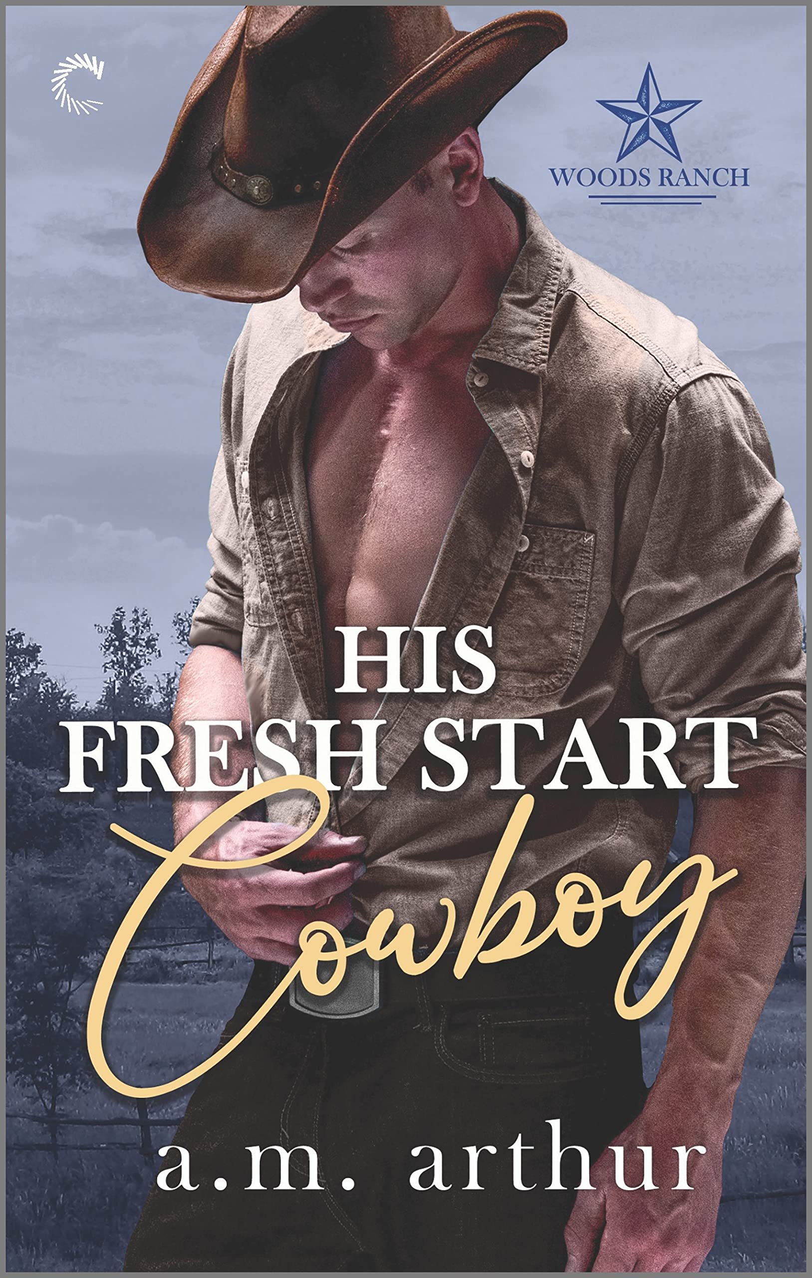 His Fresh Start Cowboy: A Heartfelt Small-Town Gay Romance (Woods Ranch Book 1)