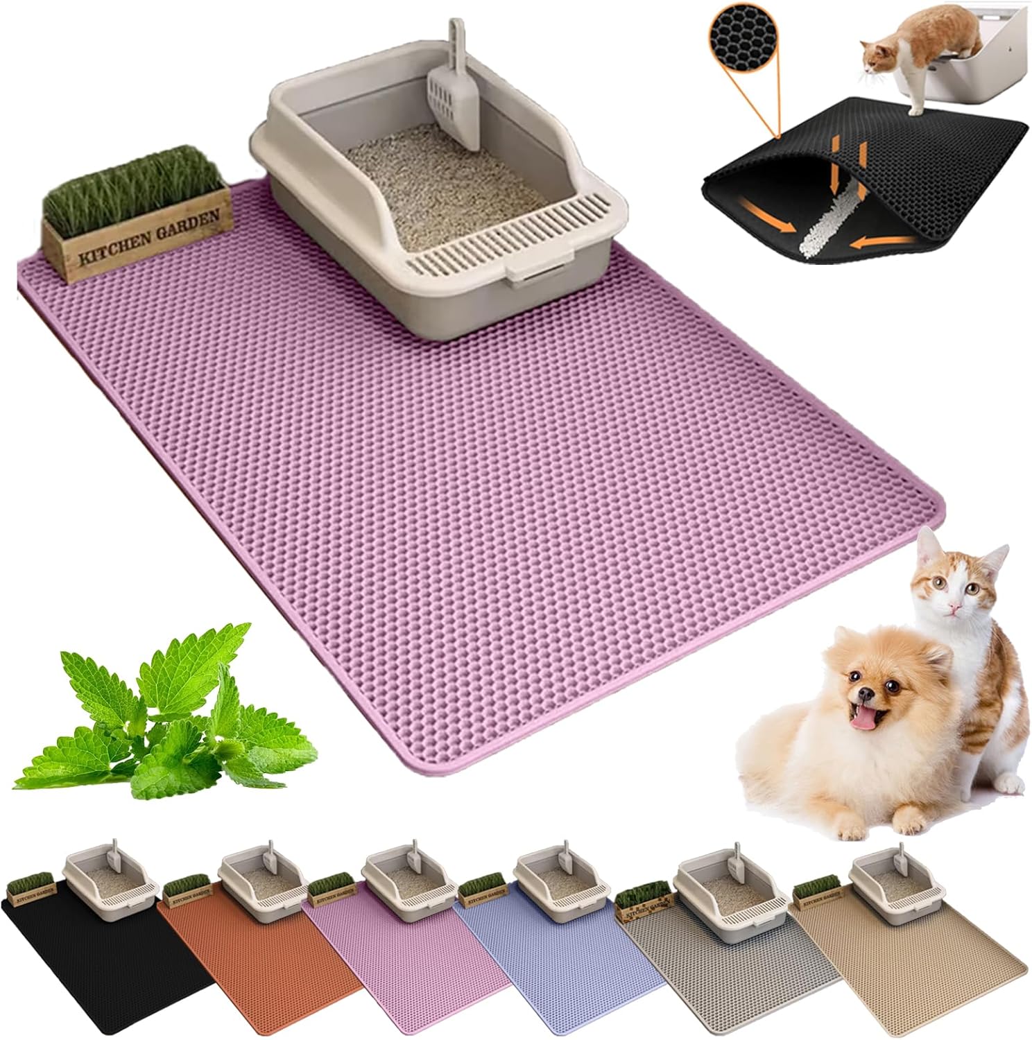 Adorapaws Cat Litter Trap Mat, Adorapaws Cat Mats for