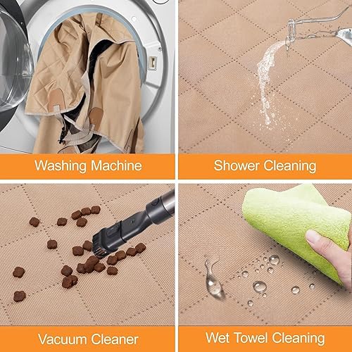 Miniatura 9 de GXT Funda protectora para asiento trasero de perro, para automóviles, SUV y camiones con ventana de malla, material antideslizante e impermeable a