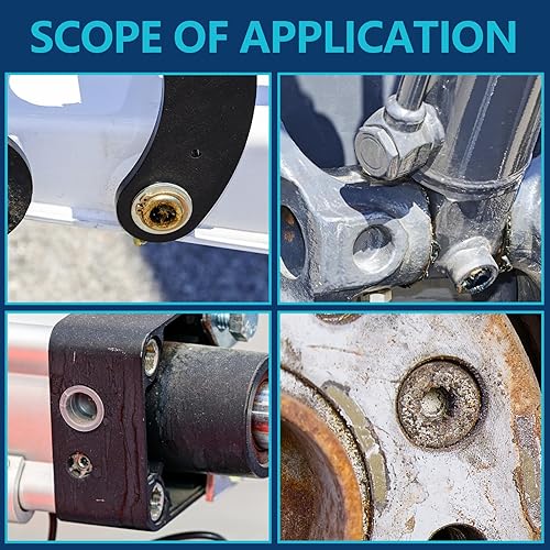 Miniatura 7 de Juego de 26 piezas de perno de impacto y extractor de tornillos en espiral con kit de brocas inversas para facilitar la extracción, dañado, pelado,