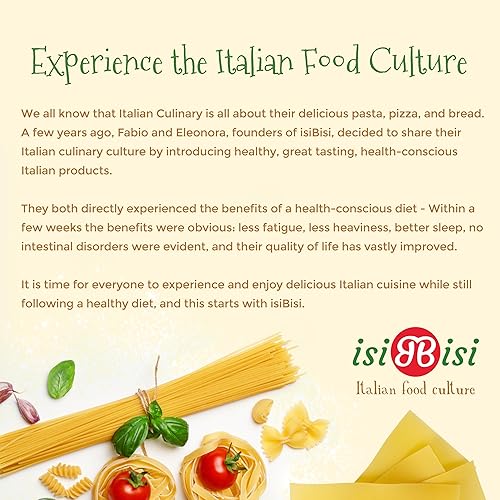 Miniatura 7 de isiBisi Lasaña Pasta sin gluten, hecha con arroz y harina de maíz, de calidad, auténticos fideos sin gluten, veganos, sin OMG, fabricados en Italia