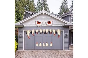 Halloween Monster Face Decorations Outdoor | Perfect for Homes, Garages, and Cars