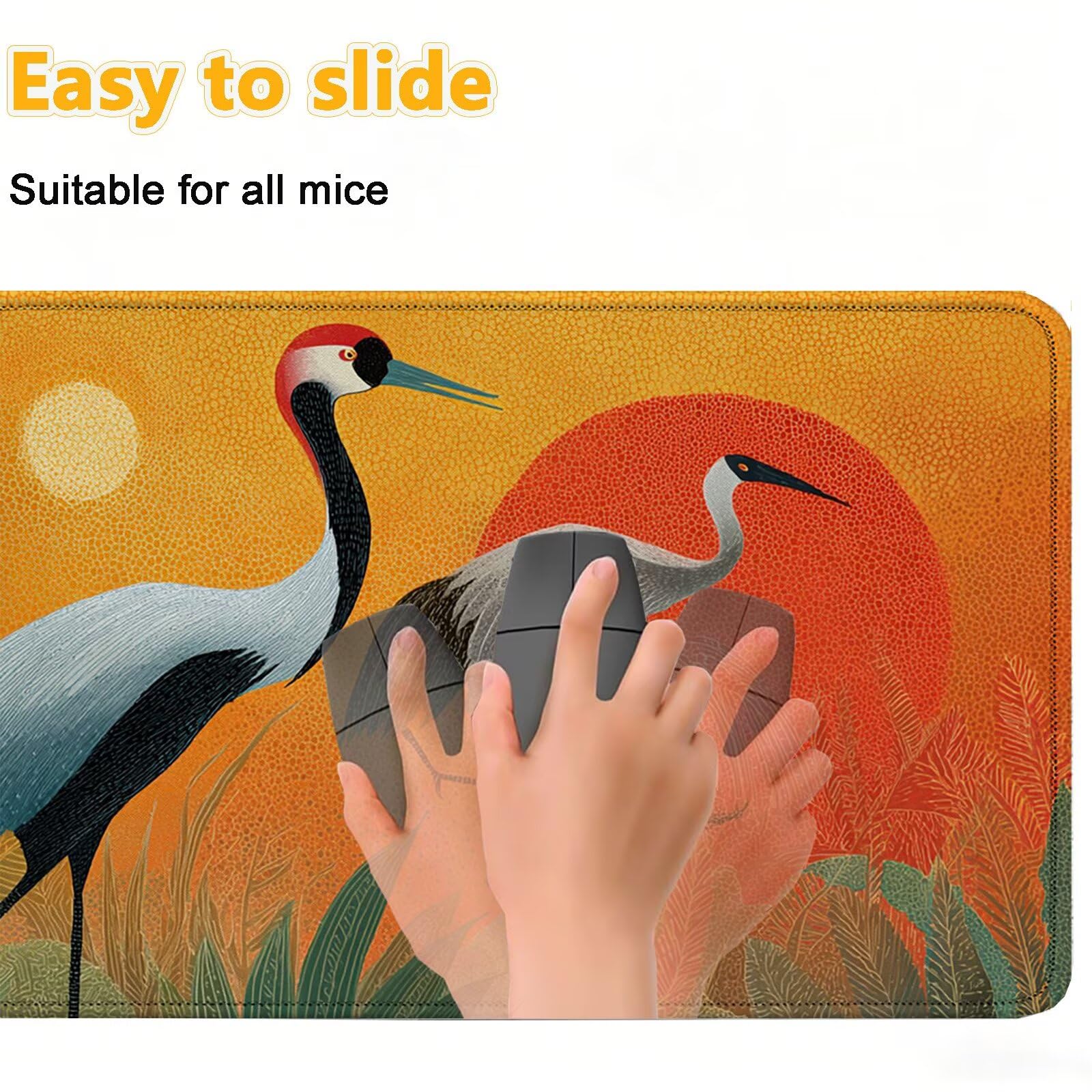 Tappetino Mouse 900x450mm | Superficie Ultra-Liscia, uccelli 0-z592
