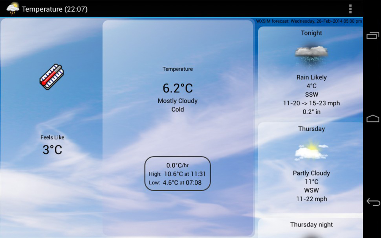 Whether View WeatherView Free - App on the Amazon Appstore