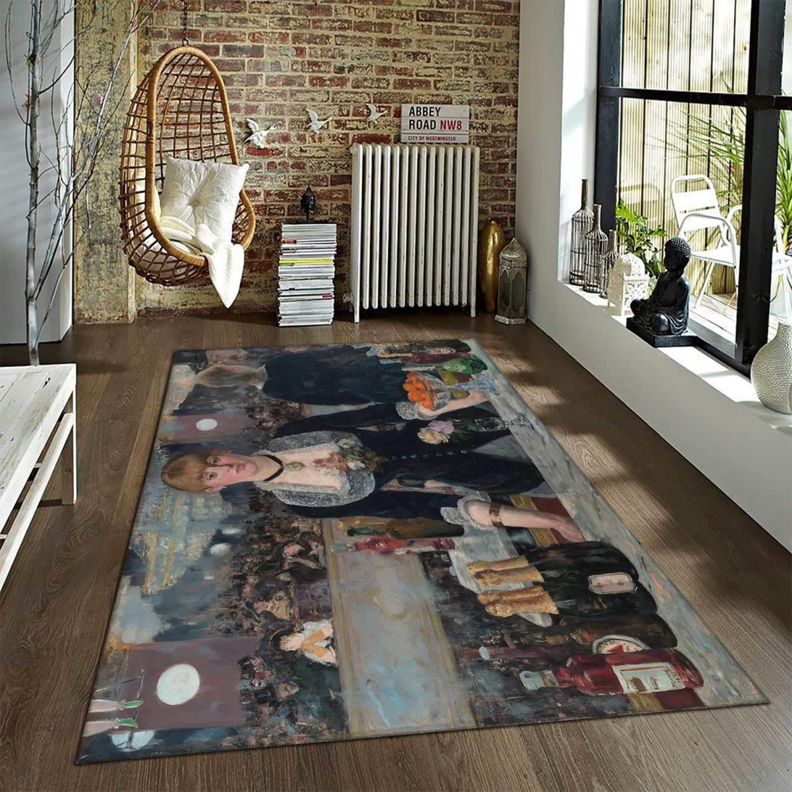 Tapis de sol Un Bar aux Folies-Bergère pour sublimer une salle de jeux artistique