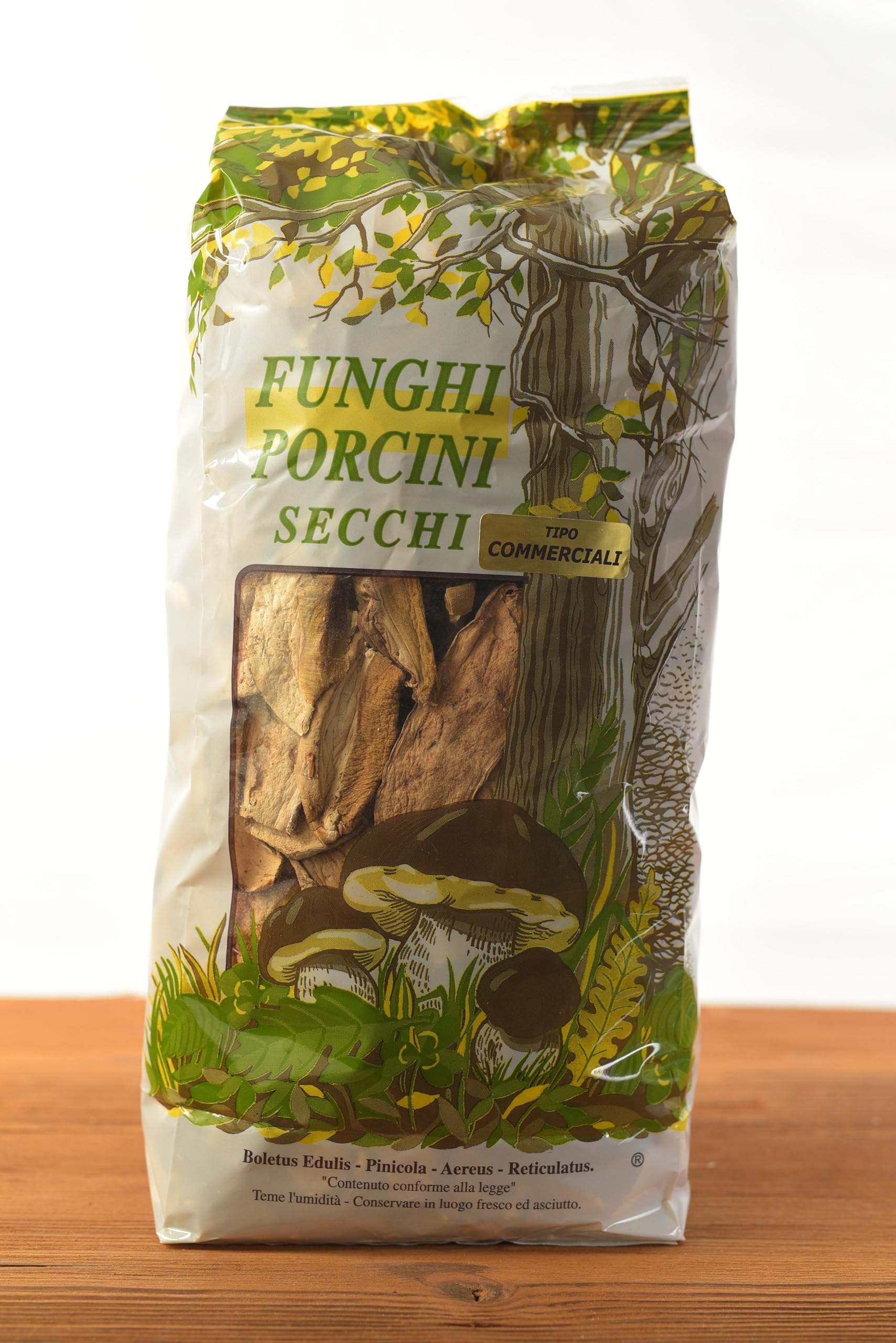 Funghi porcini secchi (Boletus Edulis e relativo gruppo) TIPO: COMMERCIALI (500 gr)