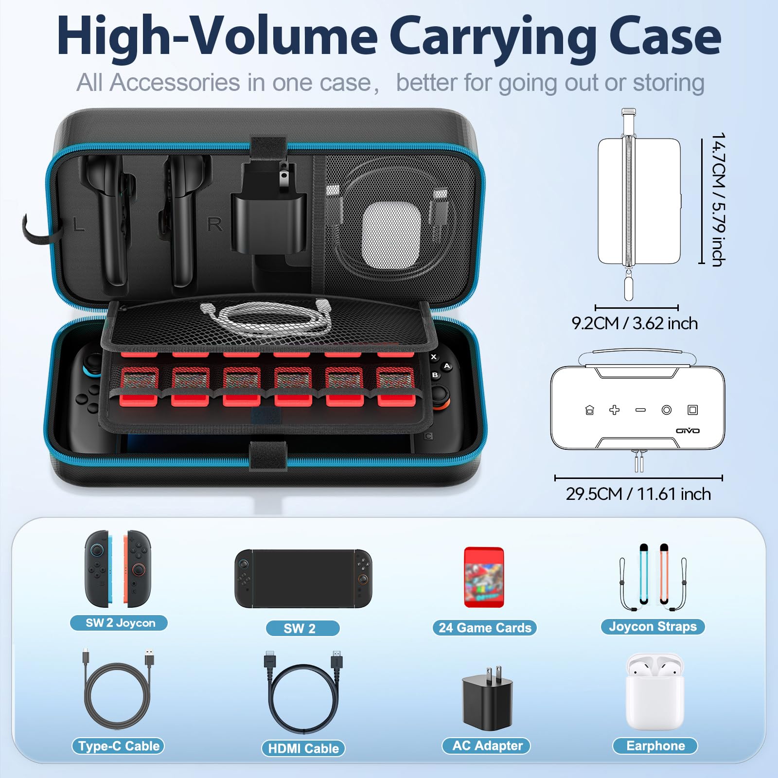 Amazon.com: OIVO Carrying Case Compatible with 2025 Nintendo