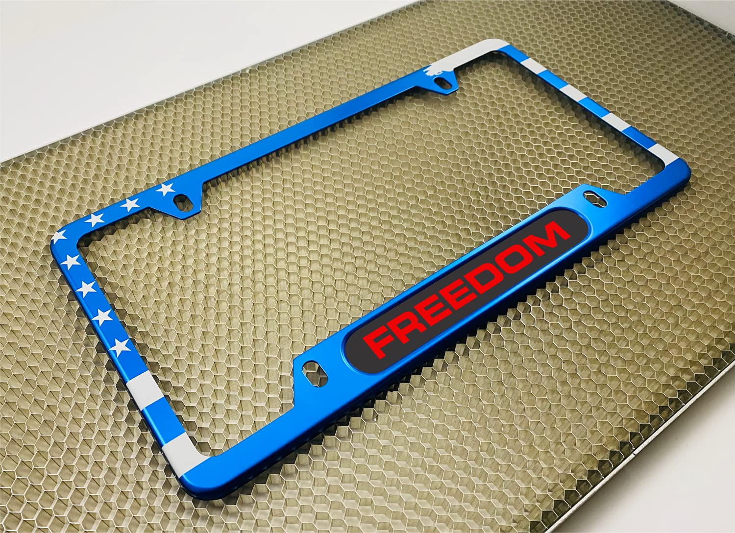 USA Patriotic | American Flag Custom Personalized Anodized Aluminum Thin Top | - Picture 96 of 133