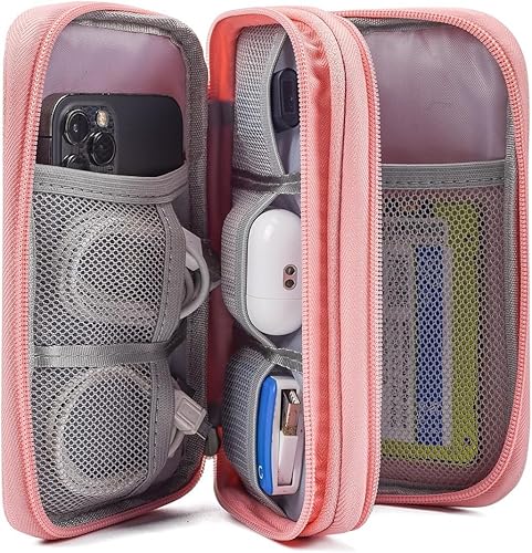 Miniatura 4 de Organizador electrónico para cable de viaje, bolsa organizadora electrónica, bolsa organizadora de accesorios electrónicos para banco de energía,