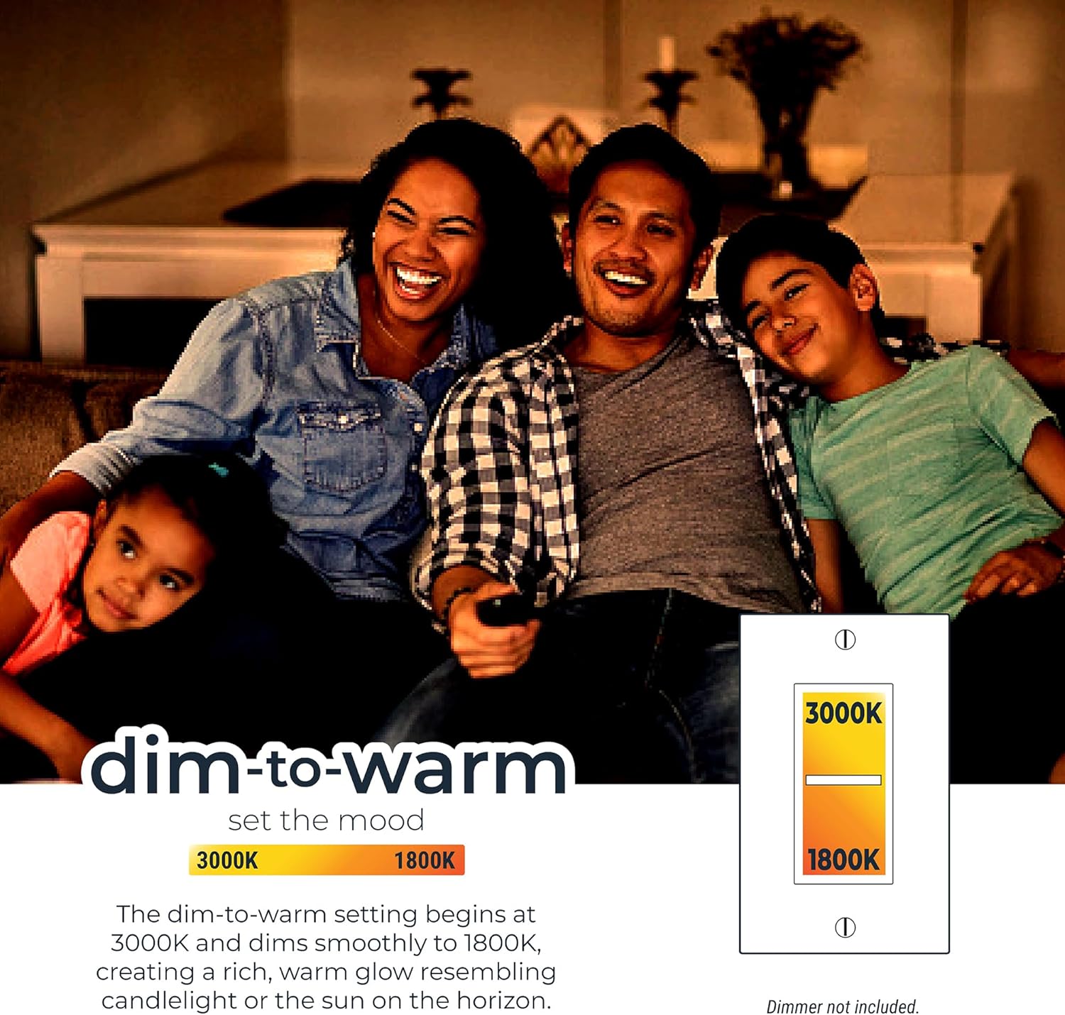 HALO SMX 14-Inch Edgeless Surface Mount LED Downlight w/Selectable Lumens, Color Temperatures, Dimming - Round - SMX14RLSFSD2W