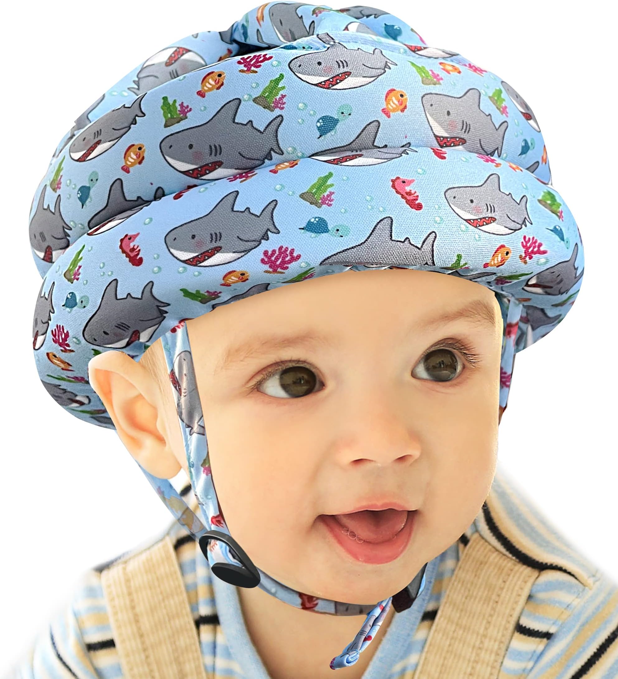 Baby Helmet for Crawling & Walking - Head Protector for Infants, Soft Cushion Safety Headguard, Toddler Inflatable Helmets 6-12 Months