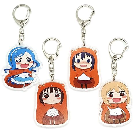Set of 4 Himouto Umaru-chan Acrylic Keychain