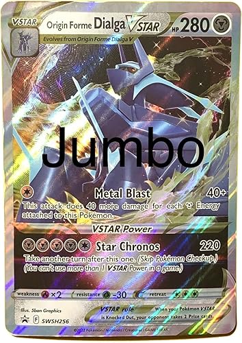 Origin Forme Dialga VSTAR - **Oversize** - Tarjeta Pokémon Jumbo - Promo SWSH256