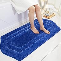 Vista 63 de COSY HOMEER Alfombras de baño extragruesas, antideslizantes, felpa suave, 100% poliéster fuerte, absorbente de agua para sala de estar, baño, Beige