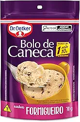 Dr. Oetker Bolo de Caneca Sabor Formigueiro, Mistura Pronta para Massa, Rápido Preparo, Pronto em Apenas 1 Minuto e 10 Segundos, Snacks ou Lanches Doces, 70g