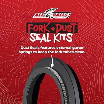 All Balls Racing Fork and Dust Seal Kit for Honda Scooter CMX250 1983-2023