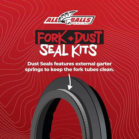 All Balls Racing Fork and Dust Seal Kit for Honda Scooter CMX250 1983-2023