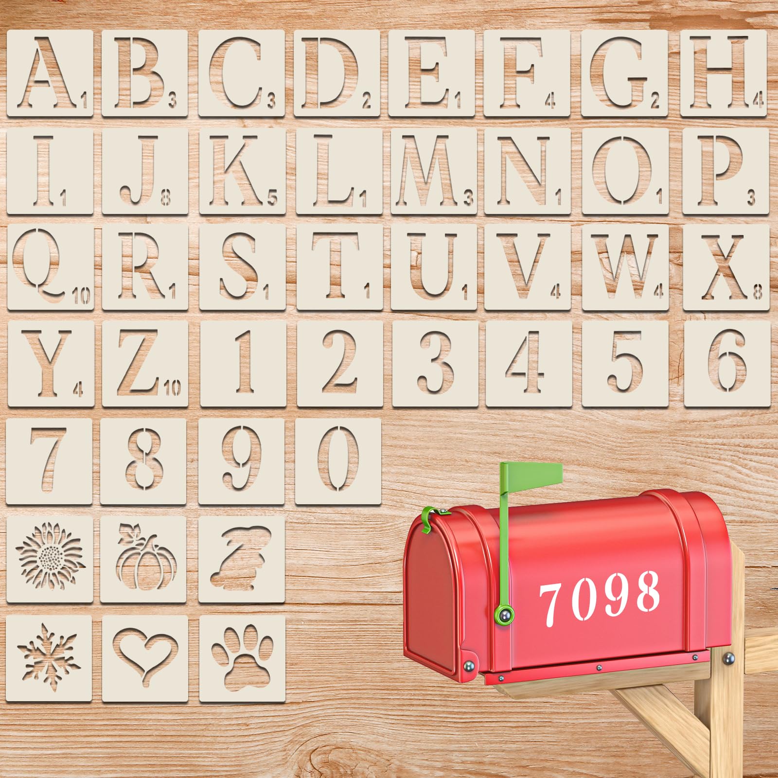 Grote letters, 27 stuks lettersjablonen, sjablonen letters Grote letters, 27 stuks lettersjablonen, sjablonen letters