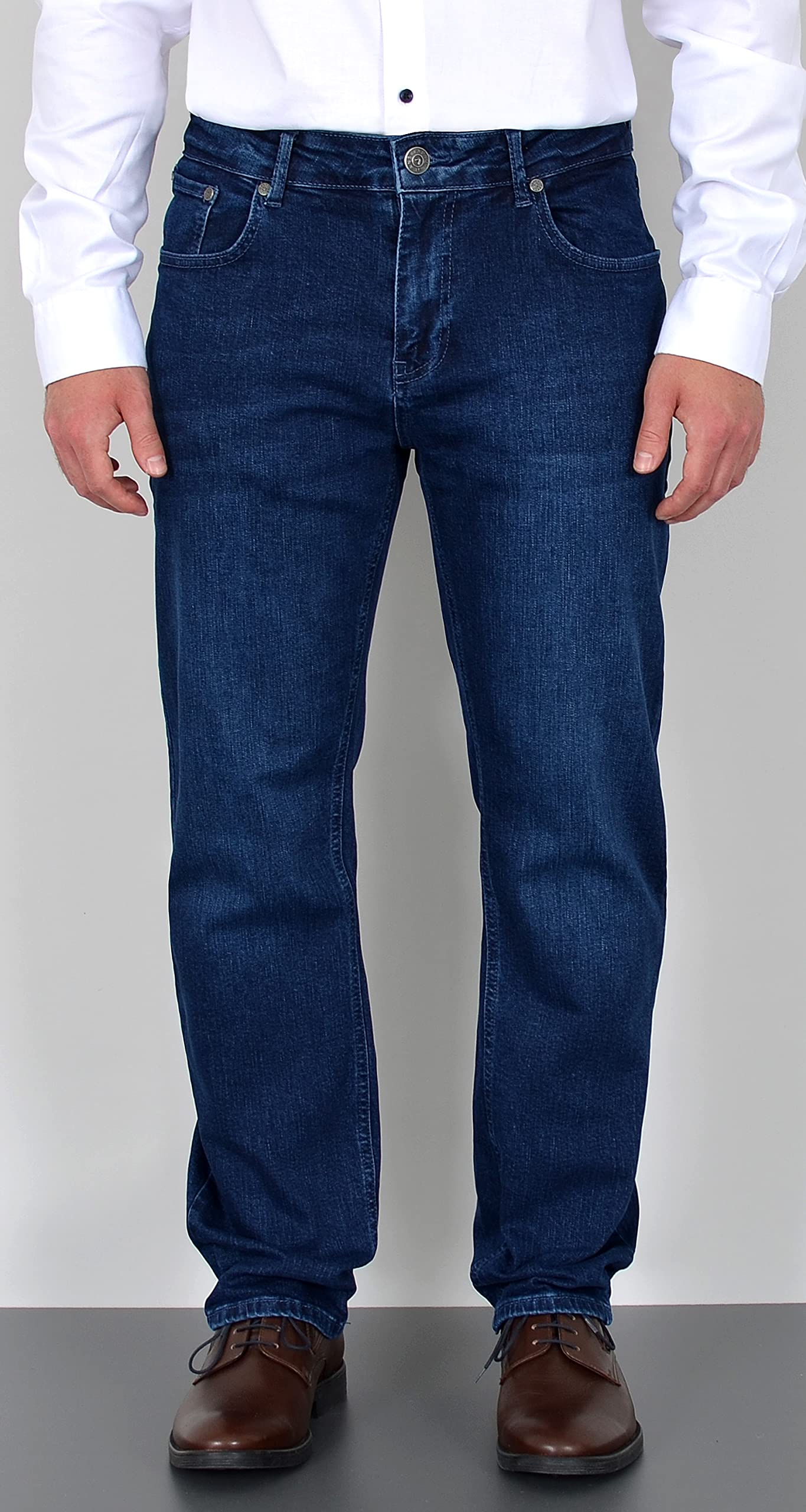 ADAM Jean Homme Regular Jean Elastique Homme Jeans Homme Pantalon Homme Jeans Jean Droit Homme Jean Straight Fit Homme Jeans Straight Homme F100