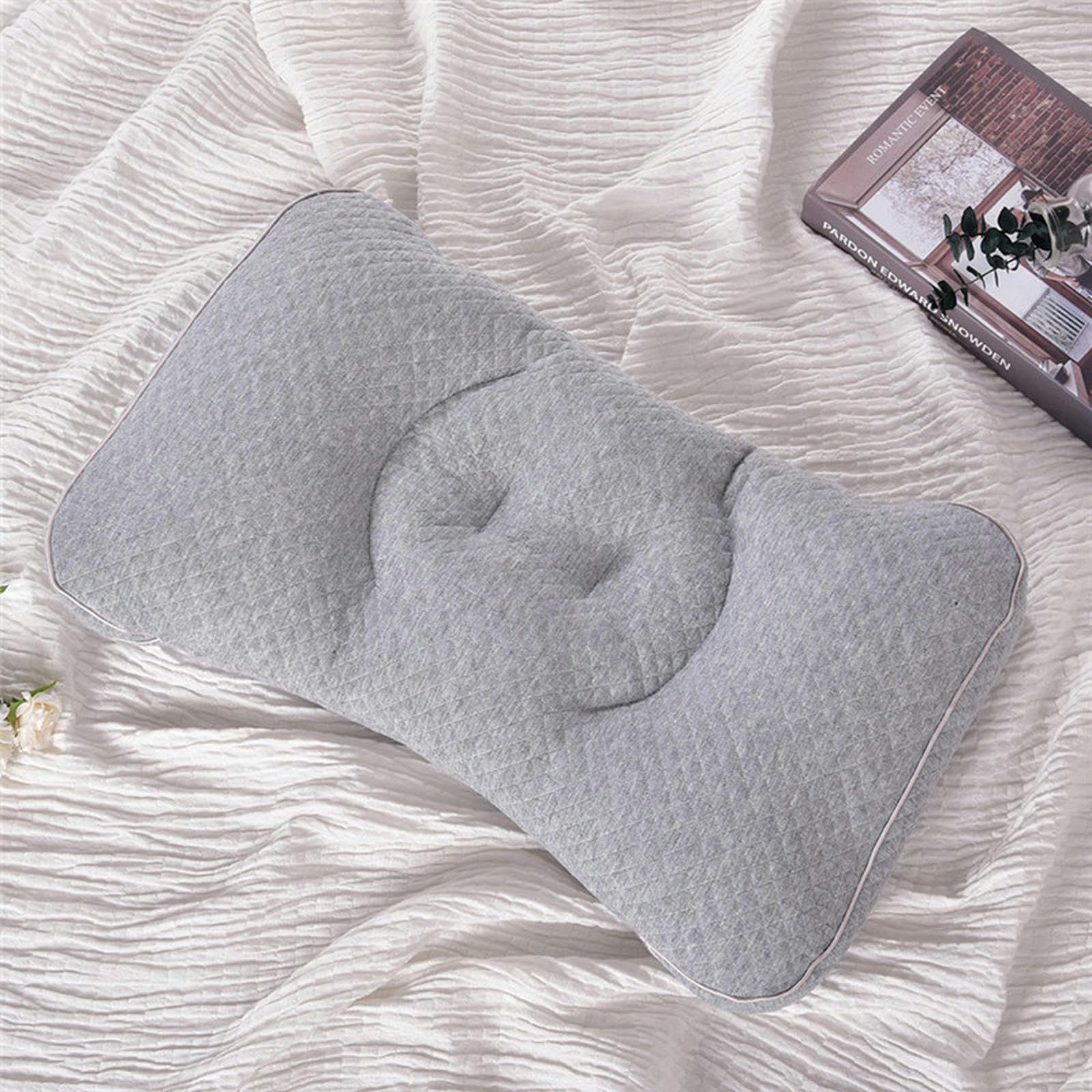 Oreiller flexible PE contre le mal de cou, noyau carbone enfants adultes