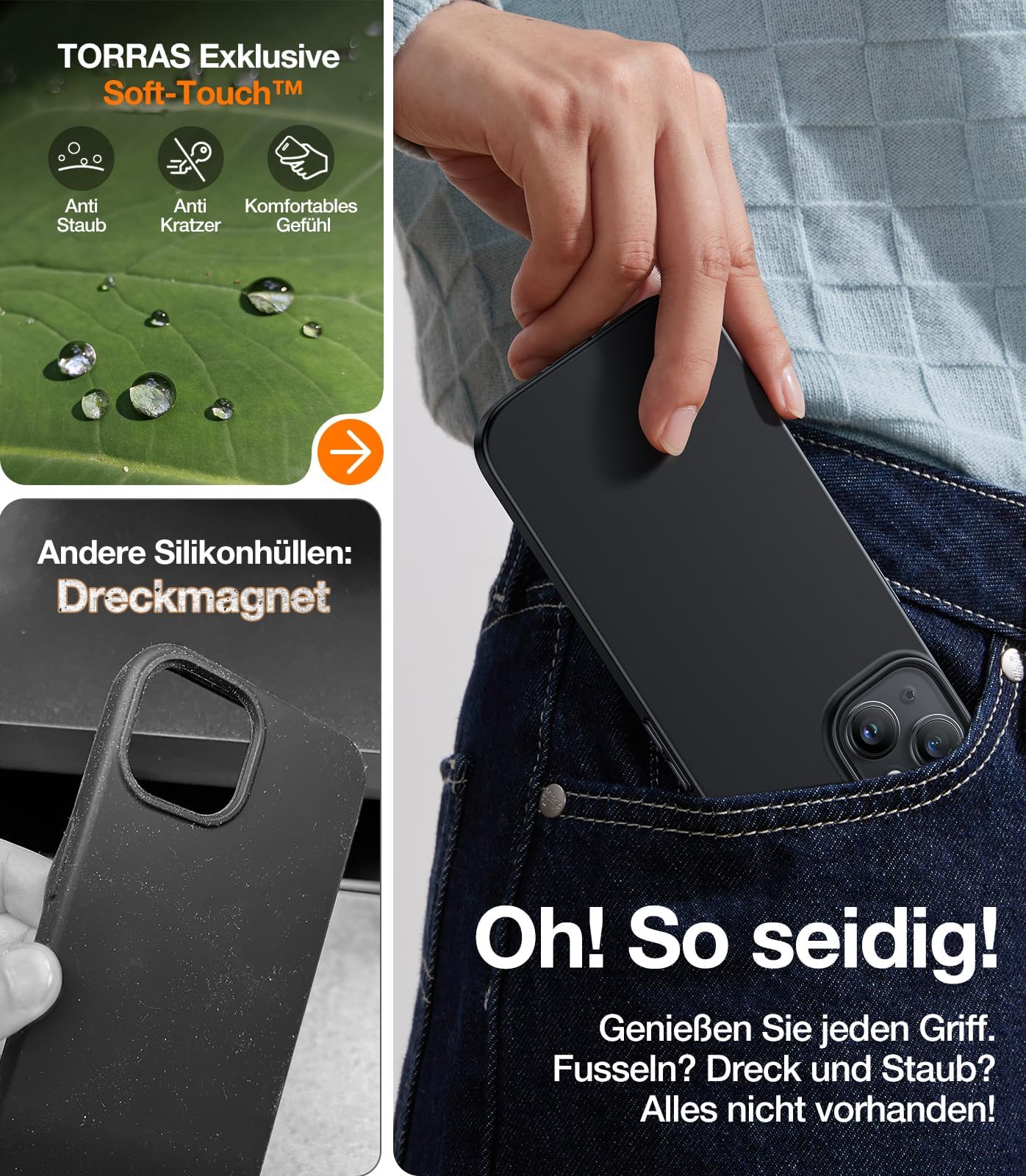 ZTOFERA Handyhülle Für IPhone 13/14 (6,1'') – Magnetisch (MagSafe-kompatibel), Transparent Mit Blumenmuster, Stoßfest & Griffig In Lavendel