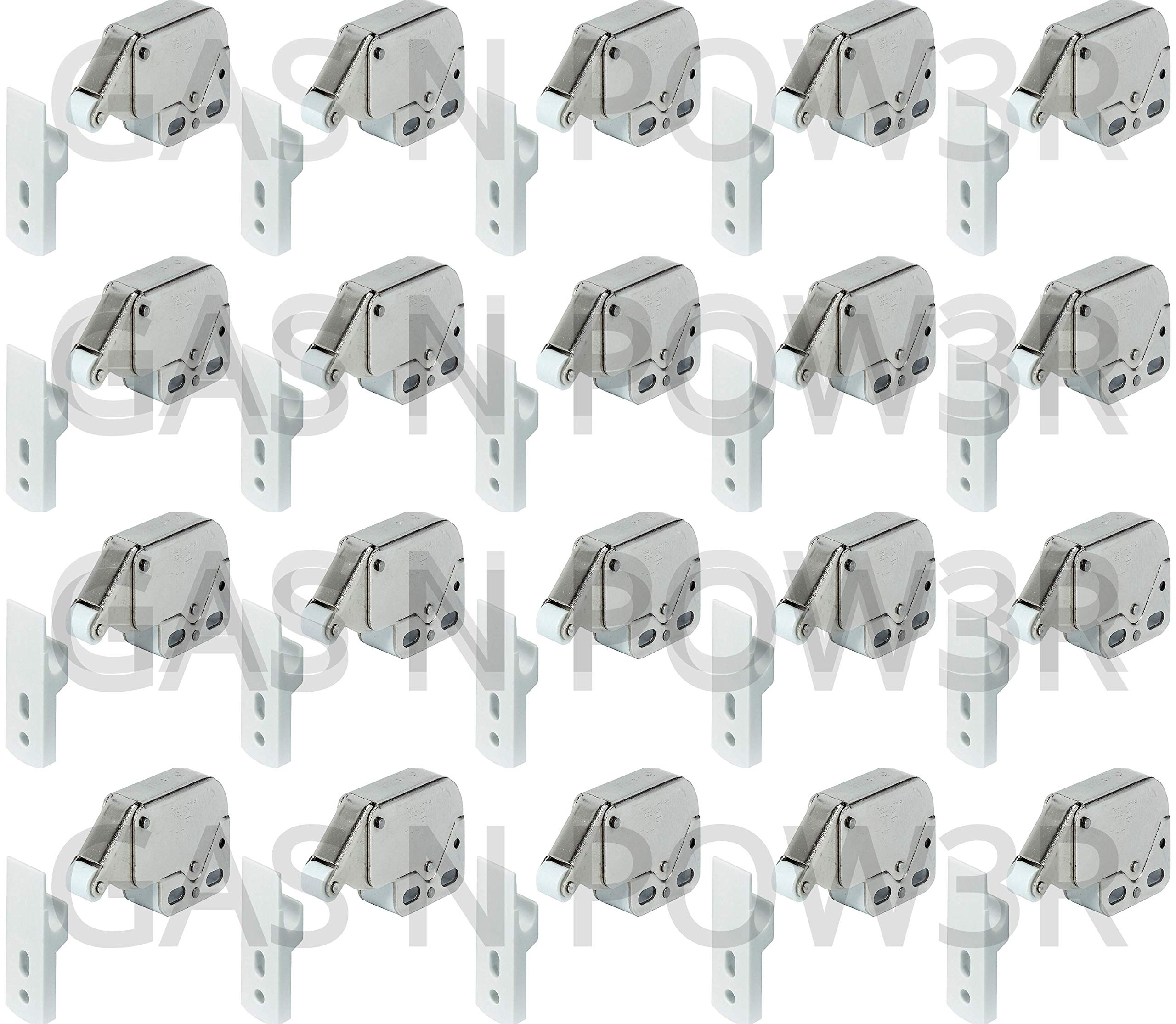 Mini Touch Catch Latch Cabinets Caravan Motorhome Cupboard Doors x20