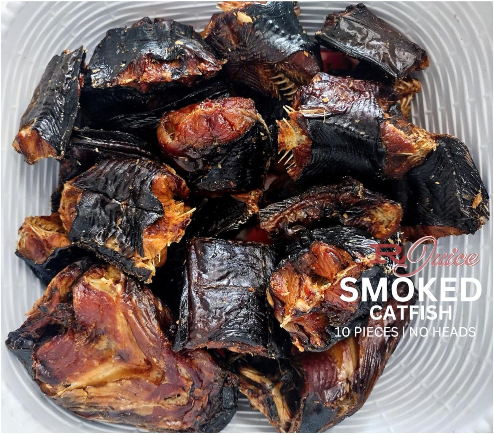 Smoked Dry Catfish 1.09LB | 10 Pieces | With No Heads