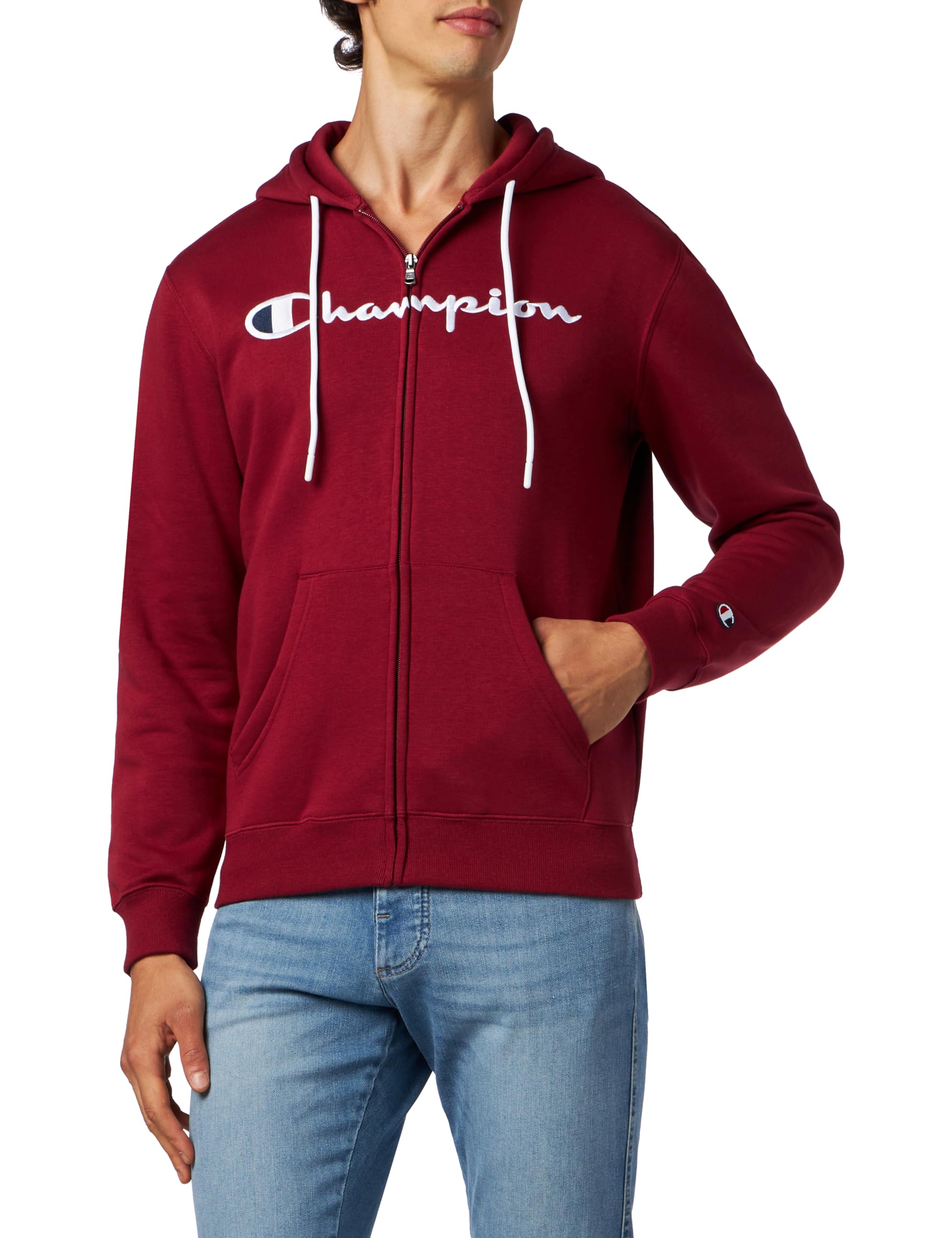 Champion Mens Legacy American Classics Powerblend Fleece Full Zip