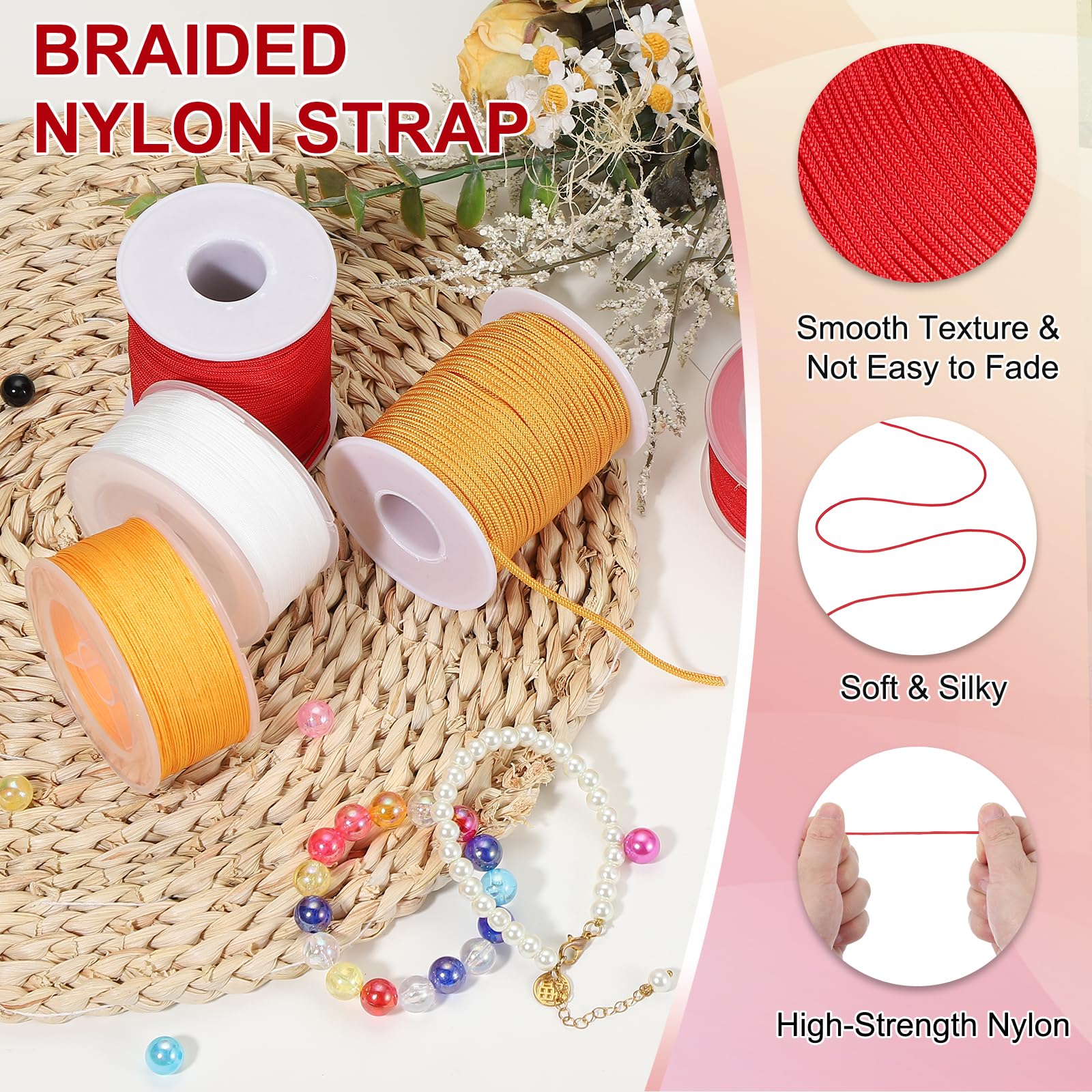 PATIKIL Nylon Cord 0.06 inch x 54 Yards - Image 3