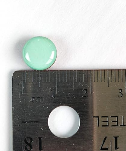 Miniatura 6 de Pendientes de tuerca, brillantes, 10 mm, hechos a mano, postes de acero inoxidable para orejas sensibles, tuerca para mujeres, hombres y niñas