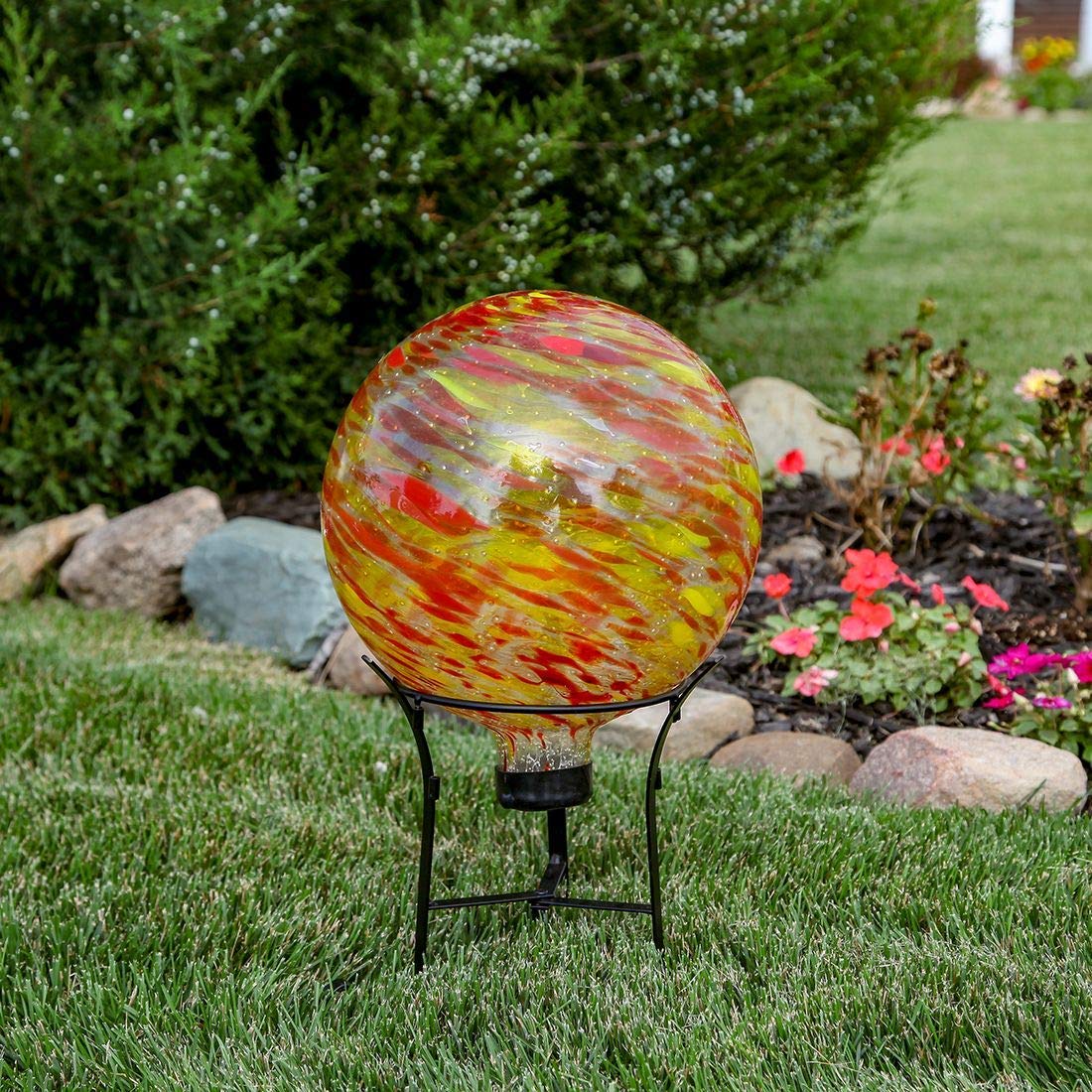 Witch Ball Aazon.co: Lily's Hoe Glass Gazing Ball, A Colorful Addition To  Any Garden Or Hoe, Ideal As A Gazing Balls, image size:1100x1100