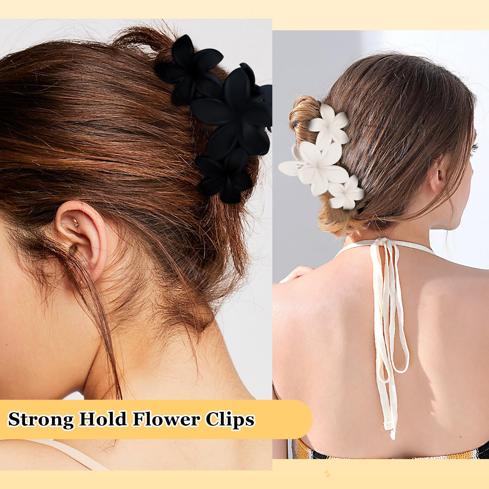Ondder Fermagli per capelli a forma di fiore per donne