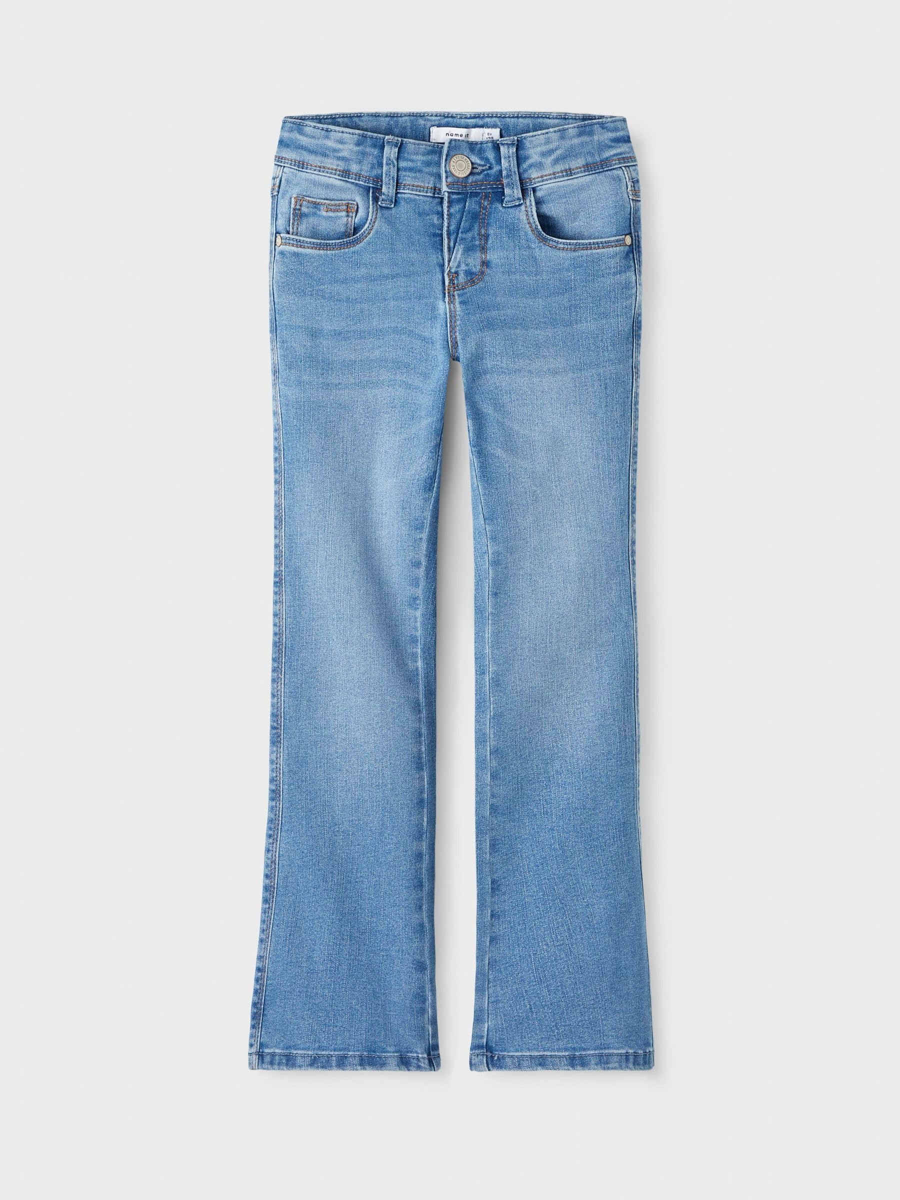 Name IT Nkfpolly Skinny Boot Jeans 1142-au Noos - Nkfpolly 1142-Au Noos Jeans Bottes Skinny - Élégant et décontracté - Fille